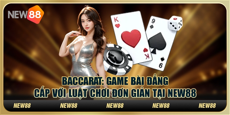 Baccarat: Trò chơi đẳng cấp với luật chơi đơn giản tại New88