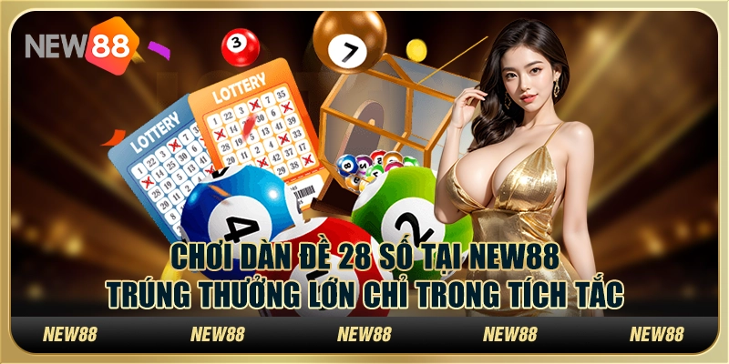 Chơi Dàn Đề 28 Số Tại New88 – Trúng Thưởng Lớn Chỉ Trong Tích Tắc