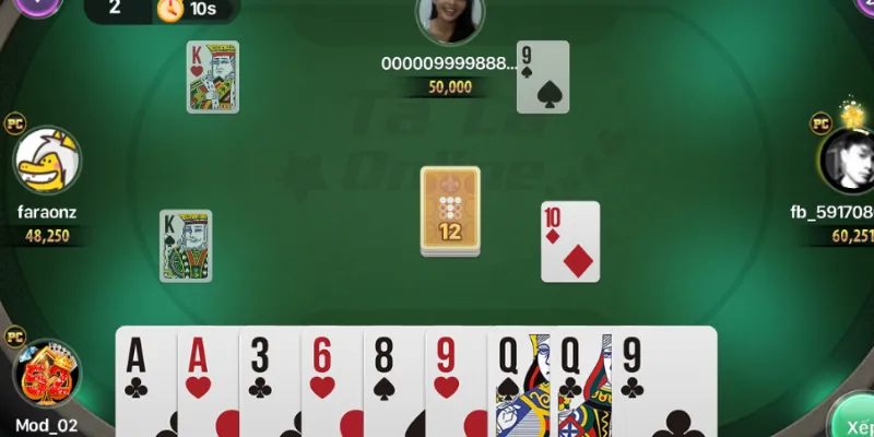 Các tình huống quan trọng khi phân tích bài đối thủ trong phỏm