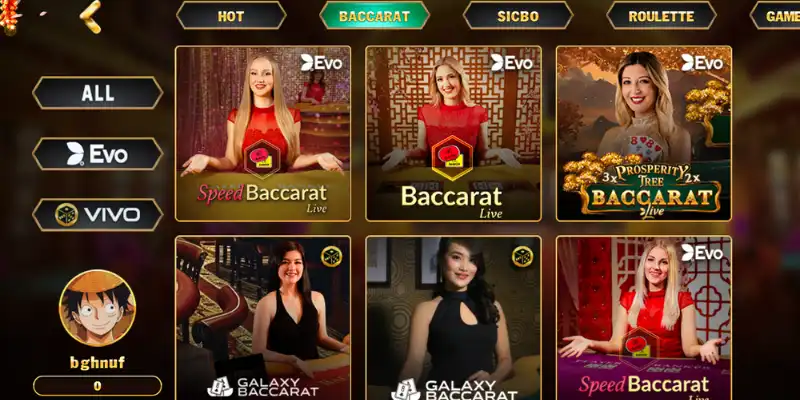 Phân loại baccarat phổ biến hiện nay