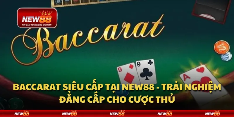 Baccarat siêu cấp tại New88 - Trải nghiệm đẳng cấp cho cược thủ