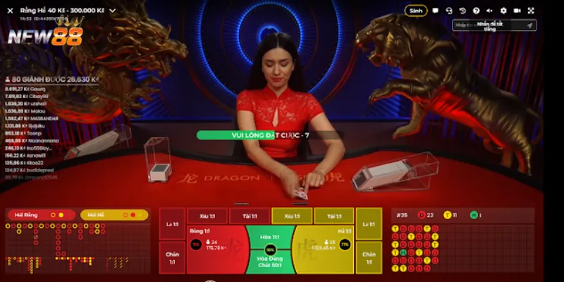 Hướng dẫn cách chơi Rồng Hổ cho người mới